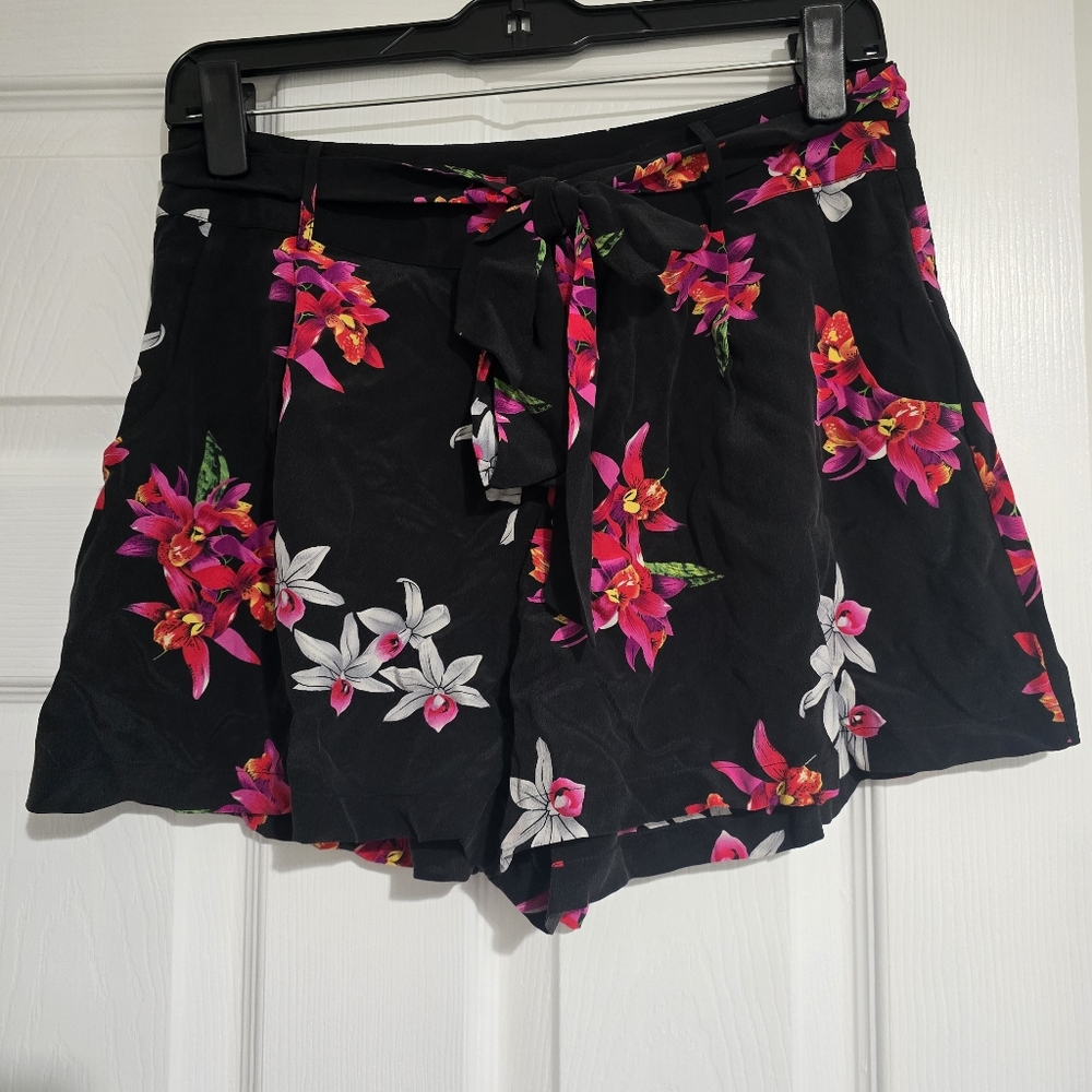 Rails Black Floral Shorts